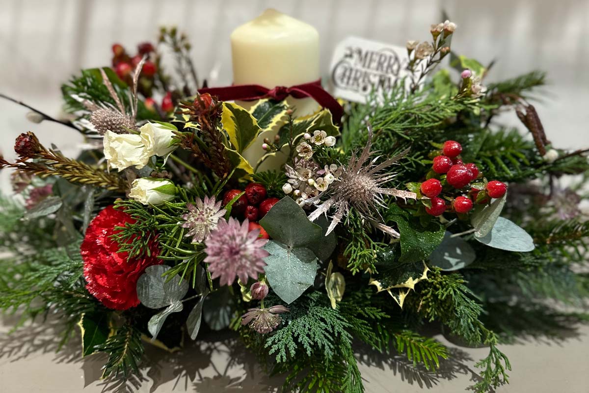 Merry Christmas wreath